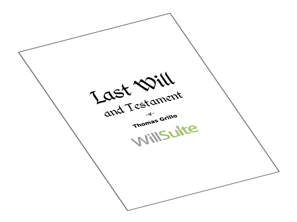 A Will and a lasting power of attorney